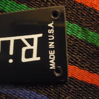 Rickenbacker 4003 Truss Rod Cover Black image 4