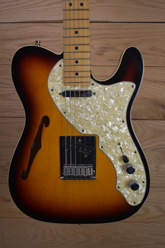 Fender Telecaster Thinline Custom 1998 - 3 color burst image 1