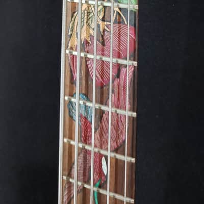 Blueberry Handmade Five-String Electric Bass Guitar with Seymour Duncan Bassline Pickups image 15