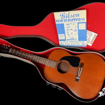 100% Original Time Capsule! 1962 Gibson LG-0 Natural (Rare Factory Black Pickguard!) image 19