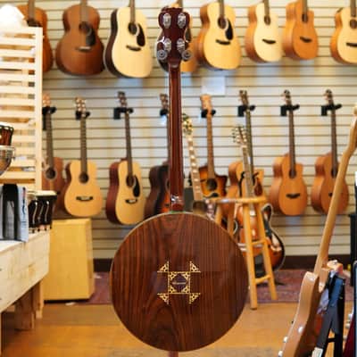 Conrad Japan Tenor Resonator Banjo Early 1970s w/Pickup, Original Hard Case image 6