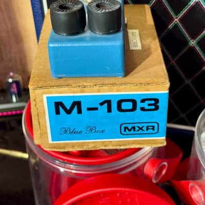 MXR M103 Script Blue Box Reissue 2000s - Blue image 8