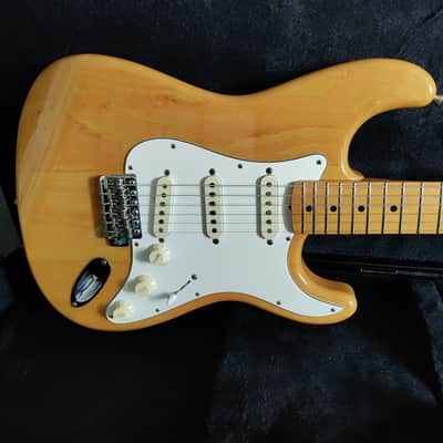 1997 Fender Stratocaster MIJ 1967 Reissue Natural Ash w/HSC image 2