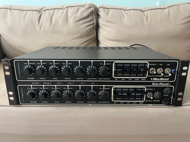 Mesa Boogie Quad Preamp - serviced by Mesa - studio image 1
