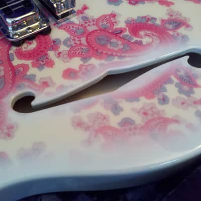 FS/T '99 Rickenbacker Rose Morris Model 1997 Custom Blue Boy Paisley image 1