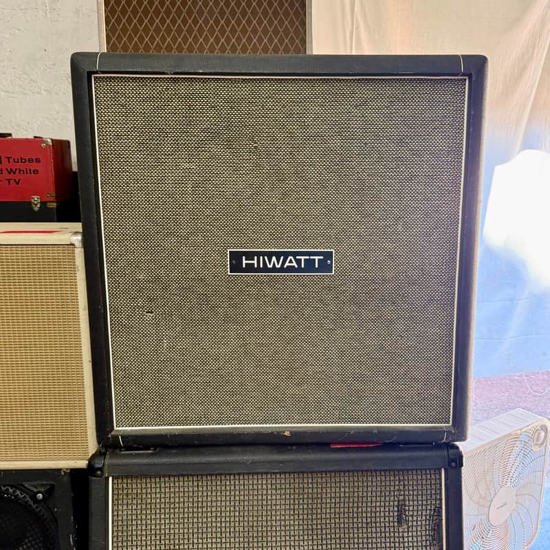 Hiwatt SE-4123 Guitar speaker Cabinet Basketweave 412 260 watt 16 ohm 1970’s basketweave image 1