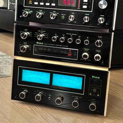 Vintage McIntosh MC2255 250-Watt Stereo Solid State Power Amplifier 1981 - 1986 - Black image 3