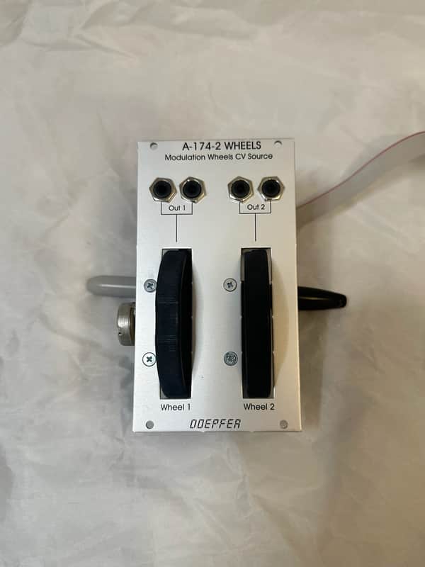 A-174-2 Wheels - Mod wheel / pitch bend eurorack controller module