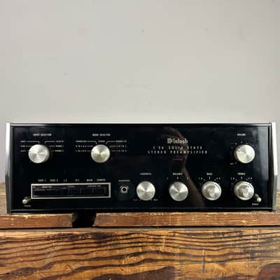 McIntosh C-26 Preamplifier 1970’s - Black/green image 1