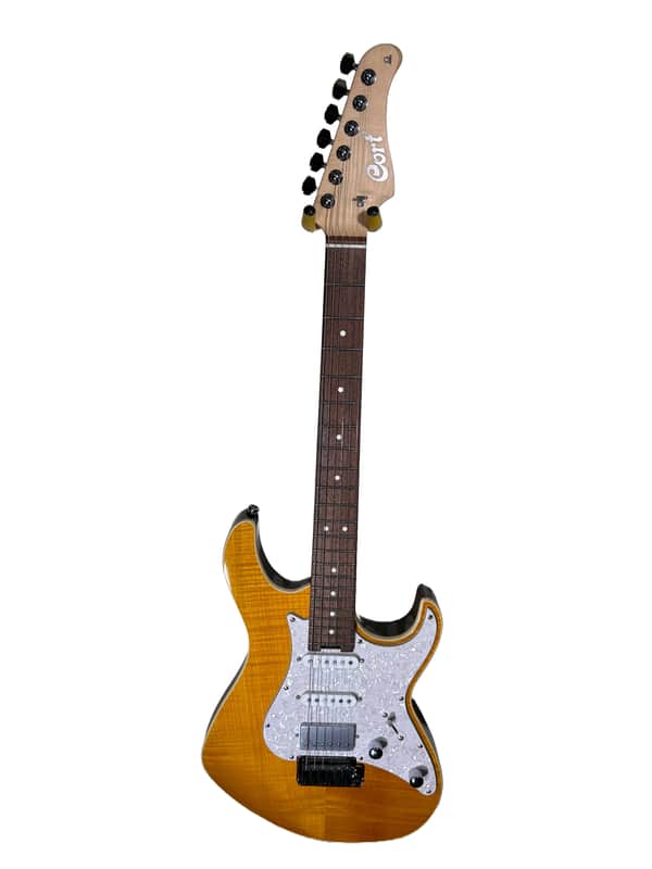 Cort 6-String Electric Guitar - (G280 Select) Amber Finish - In-House Adjusted image 1