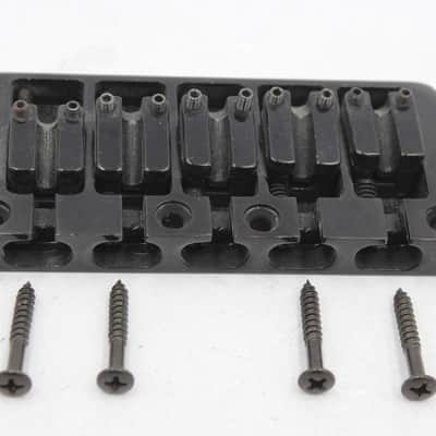OEM Ibanez B105 5-String Bass Bridge - Cosmo Black, Dual-Load (Soundgear SR305 / BTB / Ergodyne) image 1
