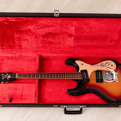 1978 Mosrite Ventures Model Vintage Guitar Sunburst w/ Moseley Vibrato, Case image 22