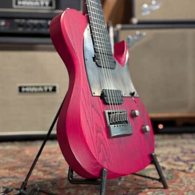 Solar Guitars 7-String Type T w/ Evertune Bridge T1.7TBR 2022 - Trans Blood Red Matte image 2