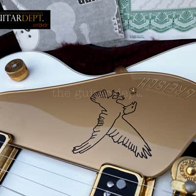 ♚TIMEWARP♚07 GRETSCH G-6136 DS WHITE FALCON♚Dynasonics♚Mother Pearl BLOCKS♚2.75" Body Depth ! image 15