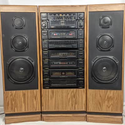 Vintage Soundesign 5863 Double Cassette Stereo System 1980's - 2x Tape Deck, AM-FM image 12