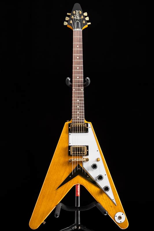 Used Gibson Custom '58 Korina Flying V Natural