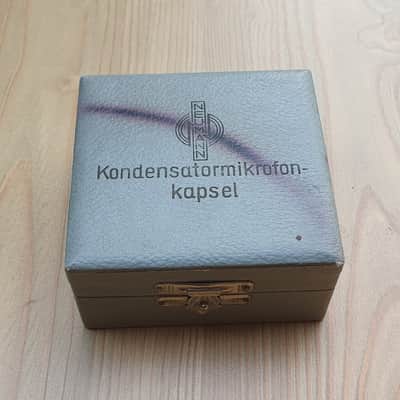 vintage Neumann M55K omni (diffused field) LDC capsule in original box image 5