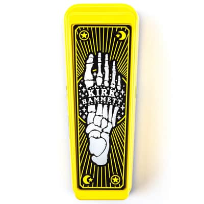 New Dunlop KH95Y Kirk Hammett Cry Baby Wah Yellow Sparkle Guitar Effects Pedal
