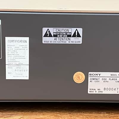 Sony CDP-R1+DAS-R1-Top of the line Cd Player and DA Converter image 10