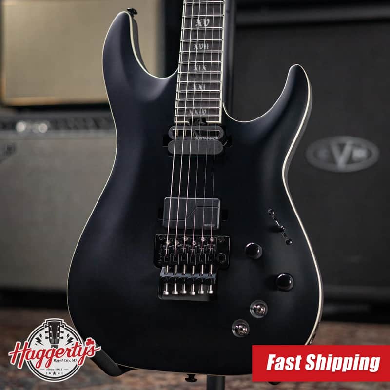 Schecter C-1 FR S SLS Elite Evil Twin Electric Guitar - Satin Black image 1