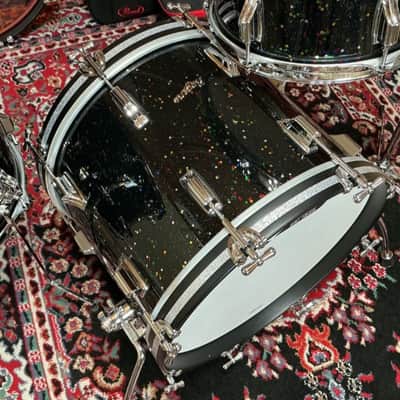 Rogers Cleveland Series 3pc BOP Drum Kit 18/12/14 2026 - Mardi Gras Lacqured Finish image 2