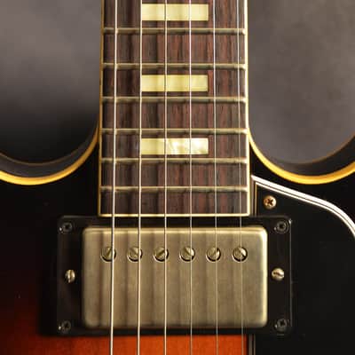 Gibson 2016 1963 ES-335 VOS Sunburst Headstock Repair ES image 4
