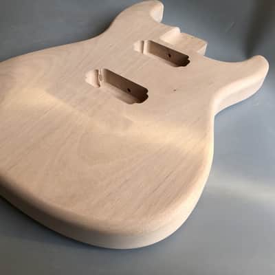 Guitar Body Mahogany Guitar Body Replacement HH pickups image 4