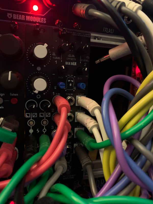 Modulaire Maritime BLK BLX Quad VCA + Mixer 2020s - Black image 1