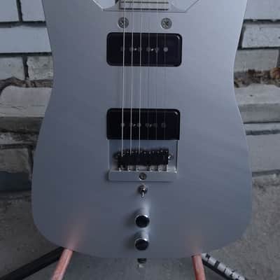 Obstructures 0.750 2016 clear solid aluminum guitar image 7