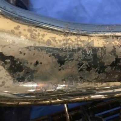 Pan America alto saxophone in case. USA. Vintage. Brass. Very good condition image 14