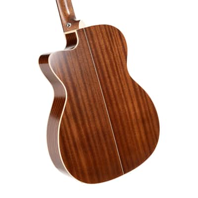 Cort ES-OC4 NSG | Essence Series OM Cutaway Acoustic Electric Guitar, Natural Semi Gloss. New with Full Warranty! image 4