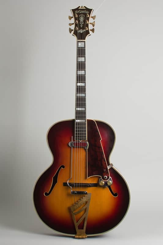 D'Angelico Style B Arch Top Acoustic Guitar (1937), ser. #1286, original brown hard shell case. image 1