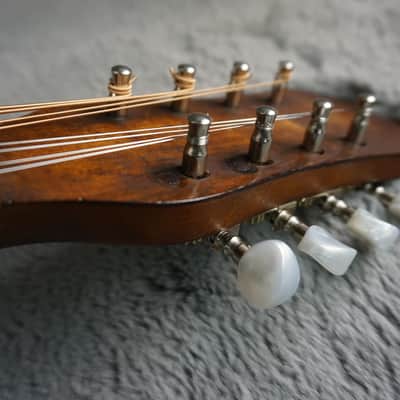 Suzuki Mandola No. 552 Vintage Japanese Bowl Back Mandola w/ Original Case image 7