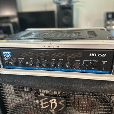 EBS HD350 Bass Amp Head With NEO 115 & NEO 210 Evolution Neoline Pro Speakers mid 2000s ish - Rack Mounted & Carpeted image 9