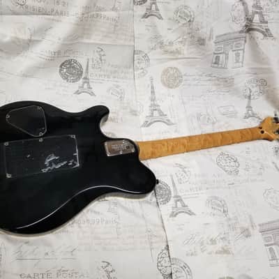 Ernie Ball Music Man Axis 1994 Gloss Black Rare Matching Headstock One Owner Never Played NICE! image 8