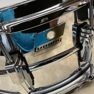Ludwig LM402 6.5”x14” Supraphonic Snare Drum - Chrome Over Aluminum image 12