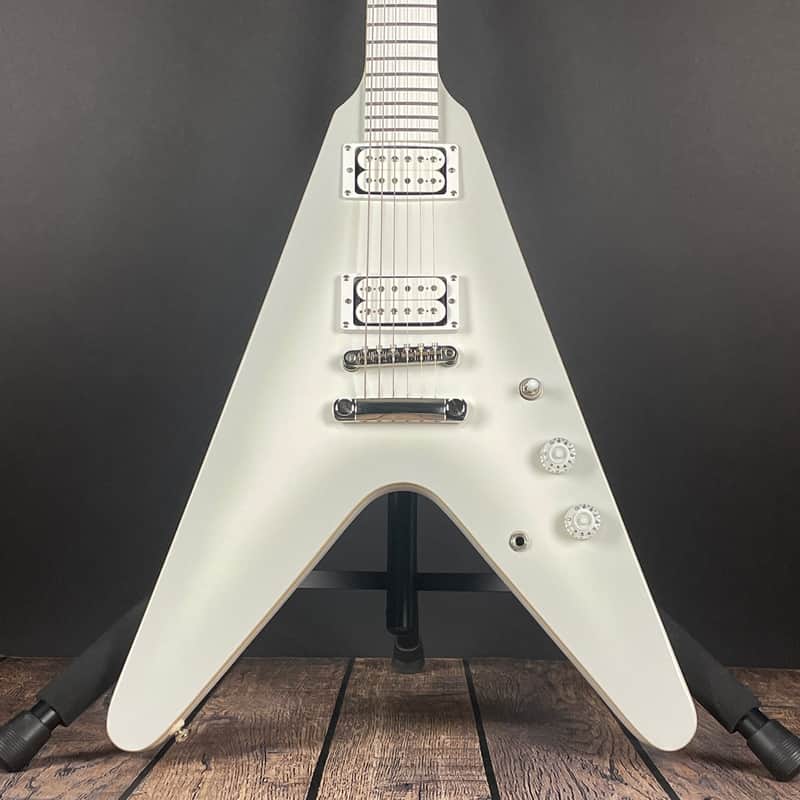 Epiphone Brendon Small Signature Snow Falcon Flying V (2018) image 1