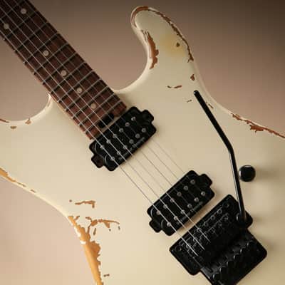 Charvel Pro Mod Relic San Dimas HH Floyd Weathered White image 3