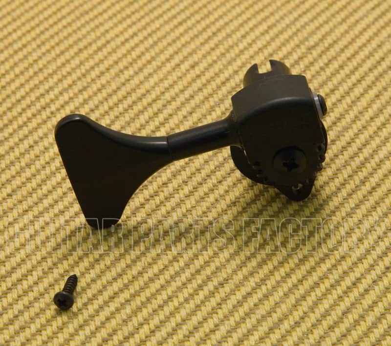 20655BT Hipshot USA Ultralite Black Bass Tuner 1/2" Post Y Key Treble Side Left-Handed image 1