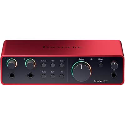 Focusrite Scarlett 2i2 4th Gen USB-C Audio Interface image 1