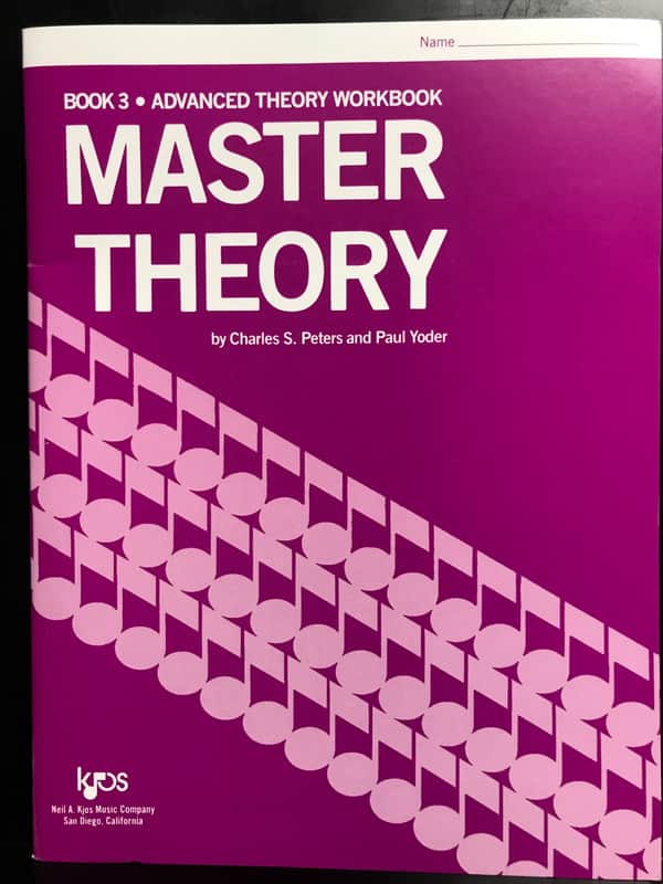 KJOS Master Theory Book 3 Advanced Theory Workbook image 1