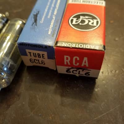 RCA etc. Matched Pair (2) 6CL6 Power Output Pentode tNOS AT1000 TESTED Vacuum Tubes Audio 1952-1970 image 5
