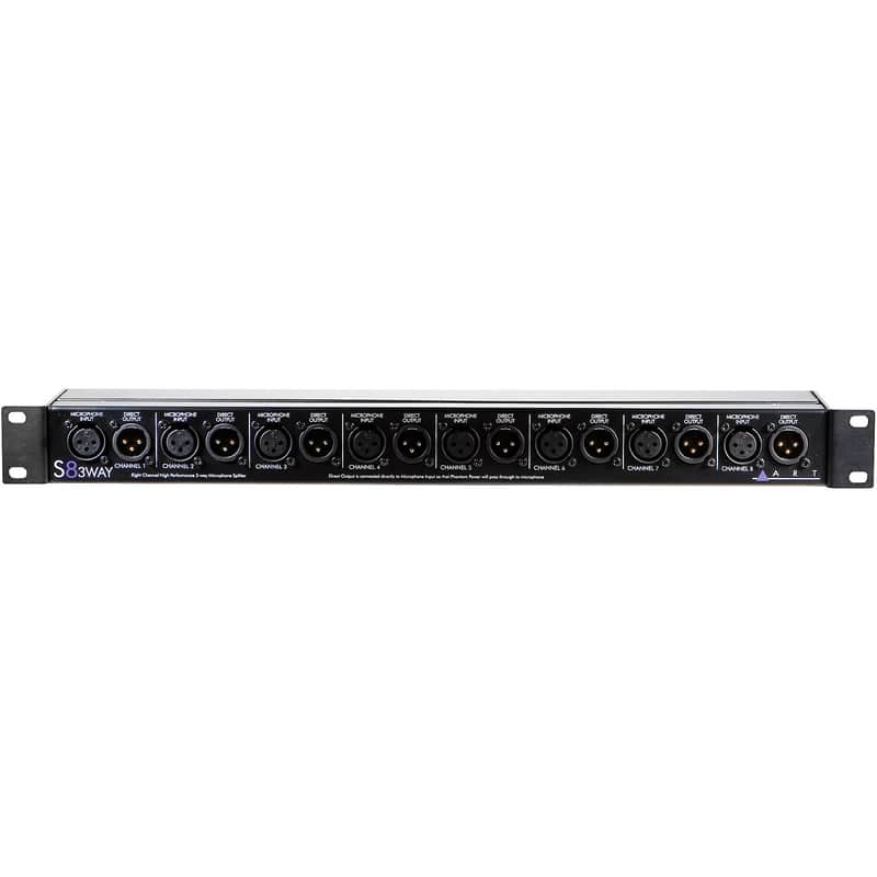 ART S8-3Way Rackmount 8 Channel Microphone Splitter image 1