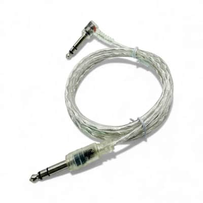 8.5 ft Silver Clear Transparent Dual Trigger Cable for Roland Yamaha Alesis Drum image 1