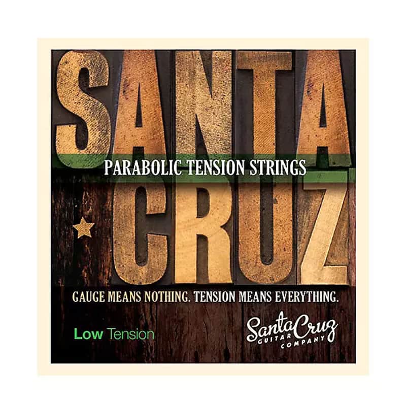 Santa Cruz Parabolic Tension Acoustic Guitar Strings Low Tension image 1