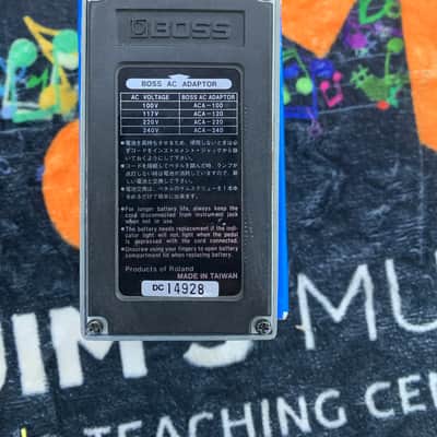Boss CS-3 Compression Sustainer (Black Label) 1986 - 1992 - Blue image 2
