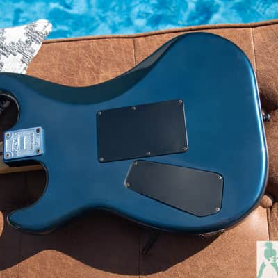 1980's Kramer JK 1000 Made by ESP! - Dimarzio Pickups - Original Floyd Rose Tremolo - Blue Metallic - Made in Japan - Pro Set Up! (Perfect frets/Action/Intonation) - Super Strat Shred Master Supreme! image 16