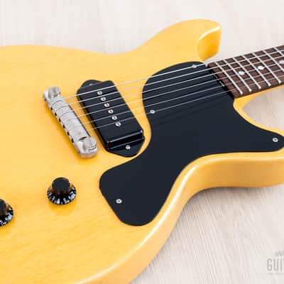 1995 Gibson Custom Shop Historic 1958 Les Paul Junior Double Cut TV Yellow w/ Case image 6