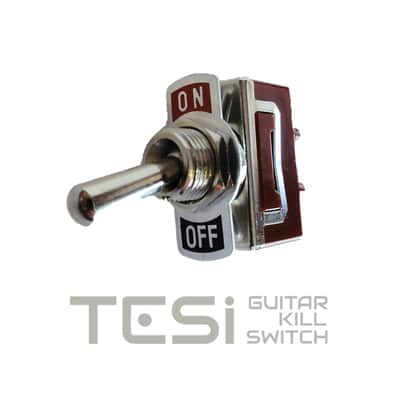 Tesi OTTO 12mm Stainless Steel Guitar Toggle Killswitch Kill Switch Automatic Return Stainless Steel