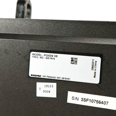 Shure PGXD24/PG58-X8 Digital Wireless Handheld System - X8 Band (NO PSU) CG011N6 image 9